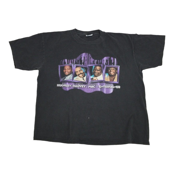 Vintage 1999 Kings of Comedy Short Sleeve T-Shirt Extra Large Mens Black Purple